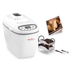 Moulinex 0174243 Machine à pain électrique domestique 1600W Capacité 1,5 kg Fonction minuterie automatique Utilisation domestique Couleur blanche - Product Image 2
