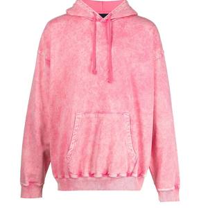 Sudaderas con capucha de lavado ácido GSM 500 para hombre de la mejor calidad diseño personalizado con logotipo frontal ajustado directo de la fábrica de Pakistán - Product Image 3