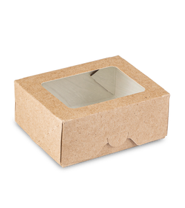 Caja de Papel para Alimentos Kraft OSQ TABOX PRO 300ml, a Prueba de Fugas, con Ventana Transparente para Comida para Llevar, Personalizable con Logotipo - Product Image 2