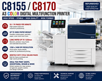 Copieur multifonction couleur A3 d'occasion C8155 C8170, 55/70 ppm, imprimante numérique, scanner, machine de presse japonaise 300 g/m²