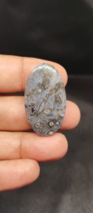 Cabujón de Ágata Marrón Natural Turca para la Fabricación de Joyas |   Piedra de Ágata Pulida al por Mayor - Product Image 4