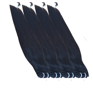 Extensiones de Cabello Humano Remy Virgen 100% Originales de la Mejor Calidad, Fabricadas en Indonesia, Sin Enredos, Cutícula Alineada - Product Image 3