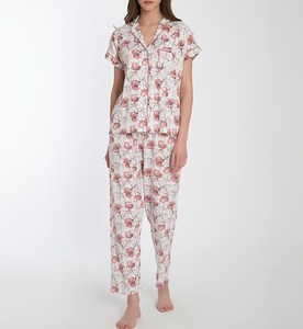 Women's Classic Button Front <b>Pyjamas</b> Comfortable Sleepwear - Product Image 1