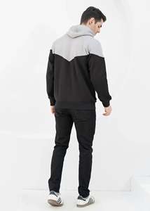 Venta al por mayor de alta calidad Contras cremallera sudaderas con capucha de peso pesado de algodón de los hombres con capucha personalizada sudaderas con capucha de los hombres en Fratres Deportes - Product Image 4