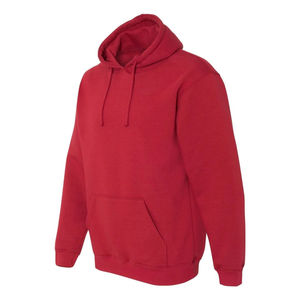 100% luxe coton hommes pull à capuche personnalisé brodé StreetWear lourd blanc uni pour l'hiver ODM approvisionnement - Product Image 1