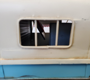 1966 fait à la main en métal crème glacée remorque bois autoportant peint pour l'obtention du diplôme noël Thanksgiving Halloween fête des pères - Product Image 2