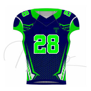 Camiseta de Fútbol Americano de Verano de la Mejor Calidad con Logotipo Personalizado, Color Personalizado, Transpirable, de Secado Rápido, Manga Corta, Talla Grande, Uniforme 100% - Product Image 2