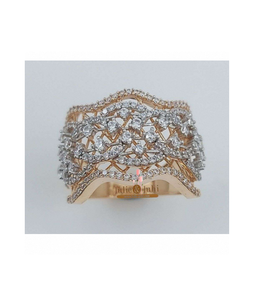 Anillo de Diamantes para Mujer, Oro de 18k, Joyería Fina Sofisticada que Muestra un Estilo Elegante y Lujoso, Atractivo de Diamantes Brillantes y Atemporal - Product Image 1
