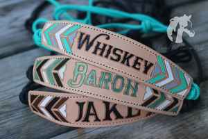 Bandeau nasal Bronc avec licou en corde de qualité supérieure Bandeau nasal de cheval multifonctionnel et léger - Product Image 6