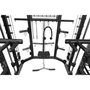 Máquina Multigimnasio Todo en Uno de Acero Transparente de Calidad Fitness Magnificent Class G9 con Ganchos de Seguridad Opcionales y Prensa de Piernas - Product Image 3