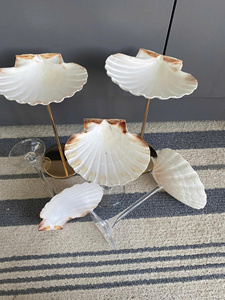 La decoración artesanal de cristal de concha marina agrega encanto costero a los interiores del hogar, perfecto para salas de estar elegantes o estantes elegantes - Product Image 6