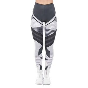 Leggings de fitness taille haute pour femmes Leggings de yoga tricotés de haute qualité Contrôle du ventre Compression grande taille mince pour le sport - Product Image 1
