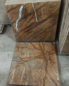 Azulejos modernos para Suelos de mármol marrón selva tropical acabado superficial pulido para aplicaciones hoteleras - Product Image 3