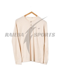 Nouveau style T-shirts à manches longues OEM de qualité supérieure Meilleures ventes T-shirt surdimensionné pour hommes à séchage rapide Coton biologique d'usine - Product Image 1