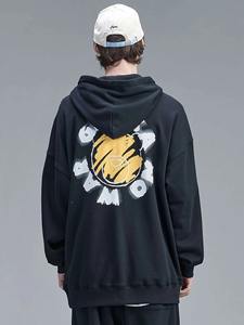 Nueva Llegada, Sudadera con Capucha Extra Grande Personalizada de Felpa Francesa, 100% Algodón, Color Sólido, Impresión Digital 3D y Logotipo Bordado - Product Image 3