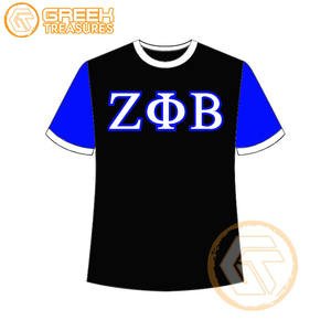 Venta al por mayor personalizada Zeta Phi Beta mujeres camiseta hermandad ropa algodón camisetas más finas mujeres fraternidad prendas - Product Image 5