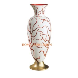 Vases à fleurs en laiton massif faits à la main de qualité supérieure de grande taille décoration de table de chambre à coucher Vases à fleurs et pots à prix attractif - Product Image 1