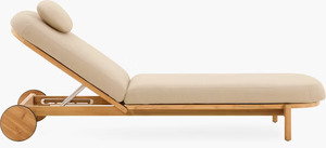 เตียงอาบแดดทำจากไม้สัก - Product Image 3