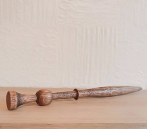 Agitateur avoine en bois Spurtle vente chaude fait à la main en bois Spurtle bouillie agitateur pour la cuisson utilisée - Product Image 1