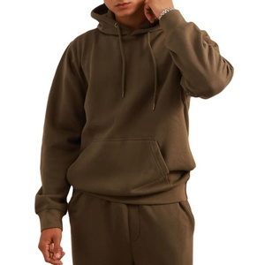 Sweat à capuche en coton uni surdimensionné de haute qualité pour hommes sweats à capuche personnalisés vêtements à manches longues populaires pour hommes - Product Image 5