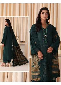 Venta caliente 2025 Shalwar Kameez paquistaní Salwar Kameez tela de cuero de melocotón genuino ropa india y paquistaní - Product Image 4