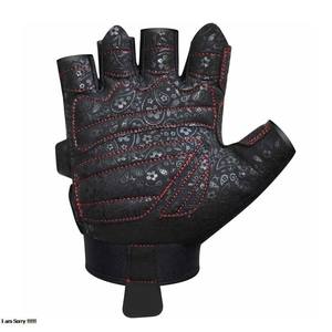 Guantes de gimnasio de medio dedo transpirables ligeros Guantes de fitness de cuero para levantamiento de pesas - Product Image 3