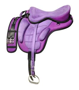 Selle de cheval synthétique sans arbre de qualité supérieure Selle de course à montage complet - Product Image 2