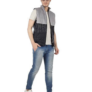 Chaqueta de Plumón sin Mangas para Hombre, Personalizada con MOQ Bajo, Último Diseño, Resistente al Viento e Impermeable, 100% Poliéster, Estilo Urbano, Invierno - Product Image 5