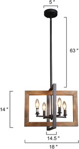 Lámpara colgante de diseño moderno para el hogar, colgante Simple de madera y hierro decorativo, de Metal indio de la mejor calidad, gran oferta - Product Image 5