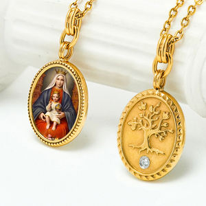 विशाल कैथोलिक हमारी महिला कुंवारी, कॉर्मोटो हार की महिला कुंवारी डी कोरोमोटो छवि विनीला हार उपहार - Product Image 5