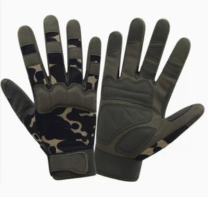 Gants de motocross personnalisés en cuir synthétique souple coupe-vent légers et respirants pour les courses de moto en plein air - Product Image 1