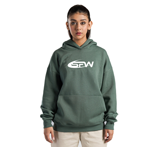 Sweat-shirts pour femmes, surdimensionnés, personnalisés, en coton 100%, avec logo sur le devant, en molleton, streetwear, vêtements d'hiver - Product Image 1