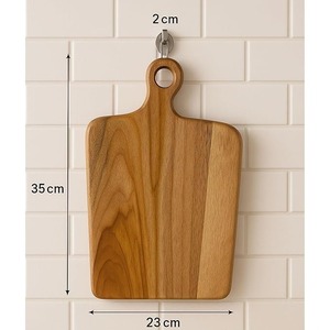 Planche à découper en bois écologique pour ustensiles de cuisine, épaisseur 1,5 cm, passe au lave-vaisselle, planche à découper robuste pour maisons écologiques, faible - Product Image 2