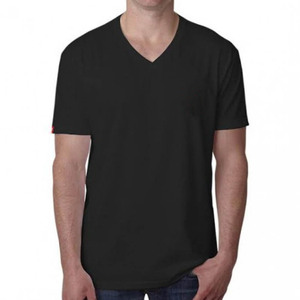 เสื้อยืดแขนสั้นคอวีสำหรับผู้ชายเสื้อยืดพิมพ์ลายสำหรับผู้ชายผ้าคอตตอนสำหรับฤดูร้อน - Product Image 2