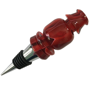 Tapón de Madera Natural para Botella de Vino, Tapón de Metal con Diseño Elegante y Personalizado, Mango de Madera para Fiestas y Bar - Product Image 4