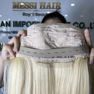 วิกผมแท้วิกผมตรงแบบมีลูกไม้ด้านหน้า100% - Product Image 4