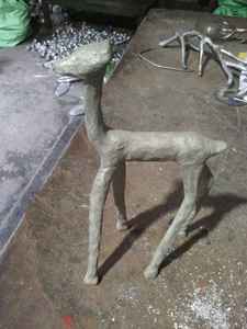 Figurines et décorations de Noël modernes en aluminium personnalisées, sculptures suspendues durables pour la décoration de la maison - Product Image 4