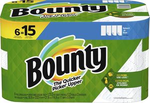 กระดาษเช็ดมือแบบม้วน Bounty Select-A-Size, 6 ม้วนแบบ Double Plus = 15 ม้วนปกติ - Product Image 3