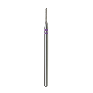 Formula Profi Precision <b>Mini</b> Rounded Cylinder Diamond Nail <b>Drill</b> Bit 1.0 mm Violet PRO for Cuticle & Sidewalls - Product Image 4