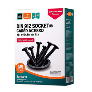 Tornillos de Cabeza Cilíndrica DIN 912 M8 X 40 Grado 8.8 Paquete de 50 Piezas - Product Image 2