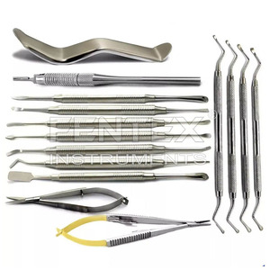 Kit d'équipements dentaires pour les instruments de chirurgie orale d'implant dentaire manuel comprenant des élévateurs et des périotomes périostés - Product Image 1