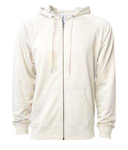 Independent Trading Co SS1000Z Sweat à capuche unisexe léger Loopback Terry Full-Zip-Harvest Gold - Product Image 3