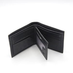 Portefeuille de haute qualité pour homme, fabriqué à la main, en cuir véritable à motif rayé, portefeuille court en cuir de vache fou - Product Image 2