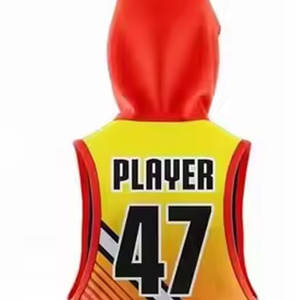 Maillot de compression sans manches à capuche 7v7 et short, uniforme de football personnalisable de haute qualité, taille plus, facile à porter, en spandex/polyester - Product Image 5