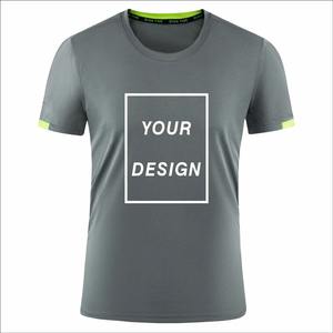 Colores sólidos Hombres 100% Poliéster O-cuello Camisetas Impresión digital de alta calidad Slim Fit Casual Manga corta O-cuello Camiseta - Product Image 2