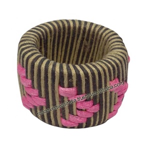 Top Trending Handmade Woven Round <b>Napkin</b> Ring <b>Holder</b> for Restaurant Hotel Home and Party Decoration - Product Image 1
