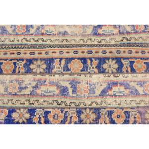 Scandi-สีฟ้าพรมขนสัตว์ตุรกีวินเทจ220x310ซม. พื้นที่ขนาดใหญ่สี่เหลี่ยมผืนผ้าห้องโถงเย็บปะติดปะต่อกันน้ำยางออกแบบนามธรรมสำหรับทางเดิน - Product Image 5