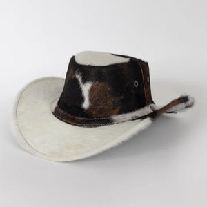 Chapeaux en cuir de vachette à bas quantité minimale de commande personnalisés de la meilleure qualité en vente en gros - Product Image 4