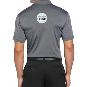 Camisa Casual de Golf para Hombre, Cuello Atlético, Antiarrugas, Lisa, 100% Algodón, Manga Corta - Product Image 5