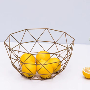 Corbeille à fruits en métal fonctionnelle, conçue pour un usage quotidien dans les cuisines occupées, avec une construction robuste et une finition soignée - Product Image 1